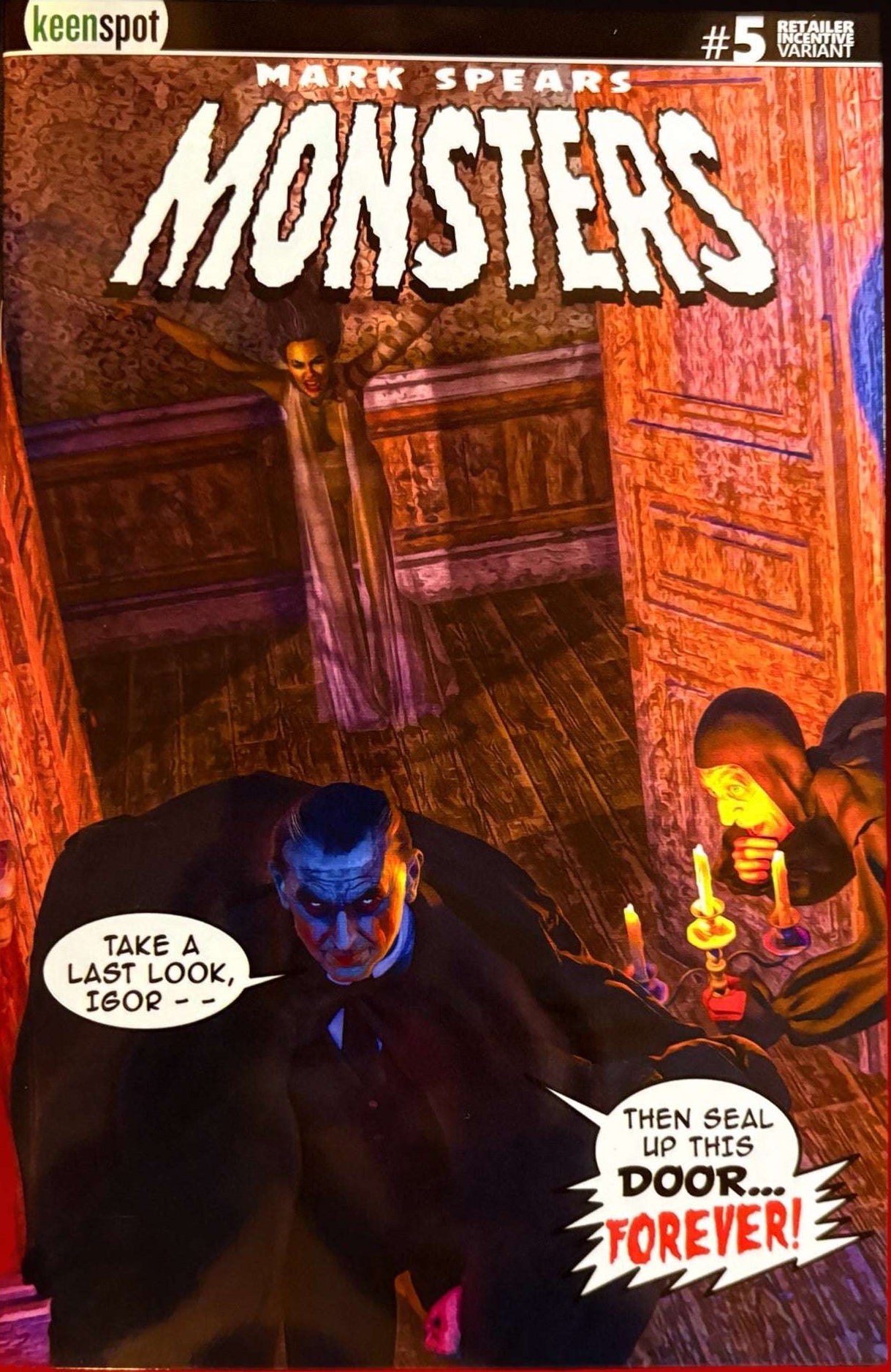 Mark Spears Monsters #5 – 1:20 Retailer Incentive Variant 29 Exclusive Comics | US Variants Shipped from the UK Redsters Comics Redsters Comics