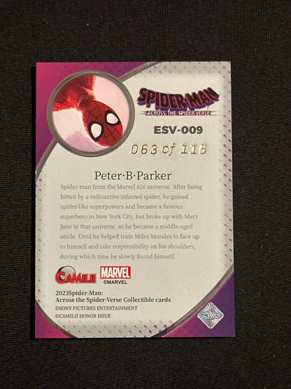 CAMILII SPIDER-MAN ACROSS THE SPIDERVERSE PATCH INSERT #63/115