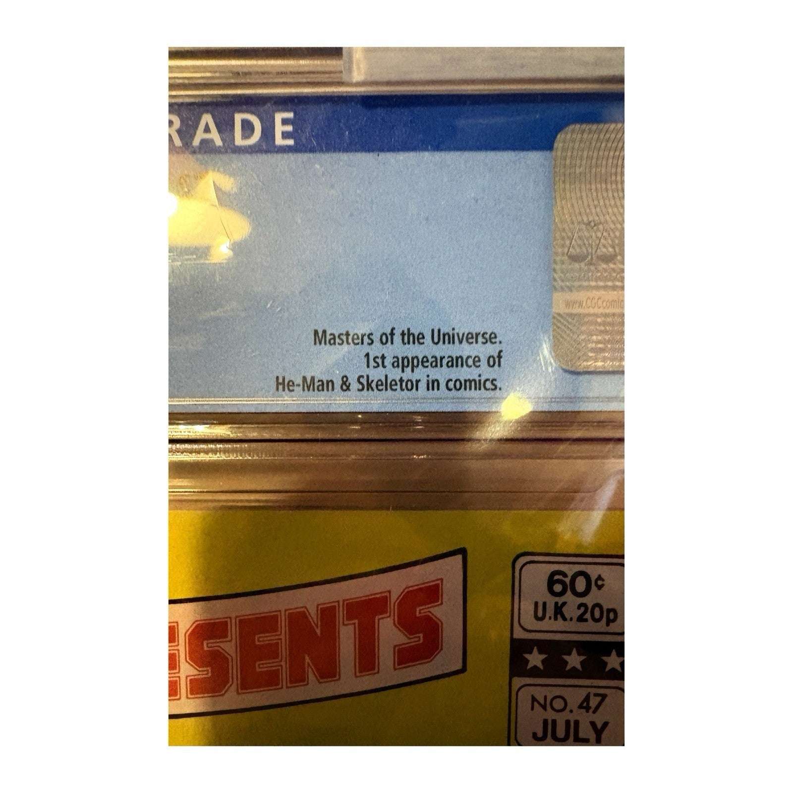 DC Comics Presents #47 CGC 9.0 1982 1st He-Man Skeletor/Masters of the Universe 324 CGC Graded Comics for Sale in the UK Redsters Comics Redsters Comics
