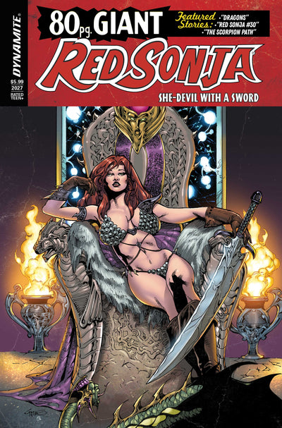 RED SONJA 80 PAGE GIANT #1 (ONE SHOT) CVR A ROBERTO CASTRO
