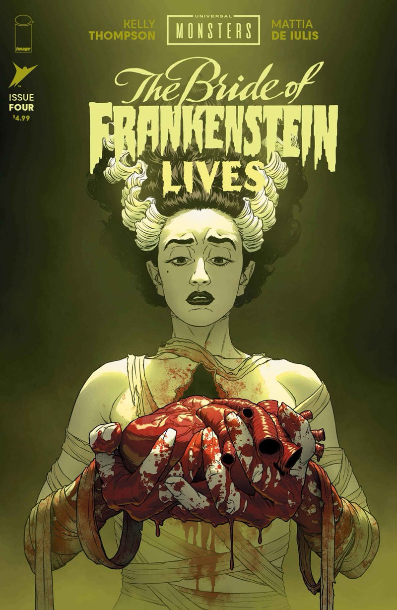 UNIVERSAL MONSTERS THE BRIDE OF FRANKENSTEIN LIVES #4 (OF 4) CVR A MATTIA DE IULIS