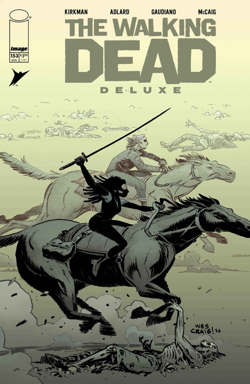 WALKING DEAD DELUXE #153 CVR C WES CRAIG & DAVE MCCAIG VAR (MR)