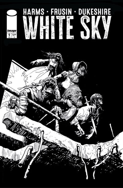 WHITE SKY #9 CVR B MARCELO FRUSIN B&W VAR (MR)