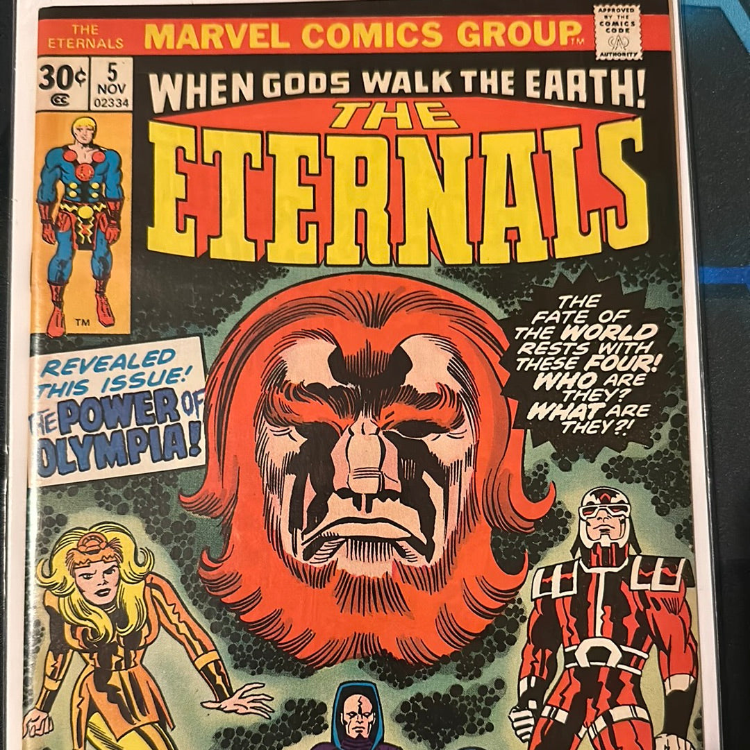 THE ETERNALS #5 NEWSTAND VF/NM 1ST THENA