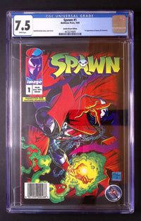 Spawn #1 (1995) CGC 7.5 | South African Edition | 1st App 400 CGC Graded Comics for Sale in the UK Redsters Comics Redsters Comics