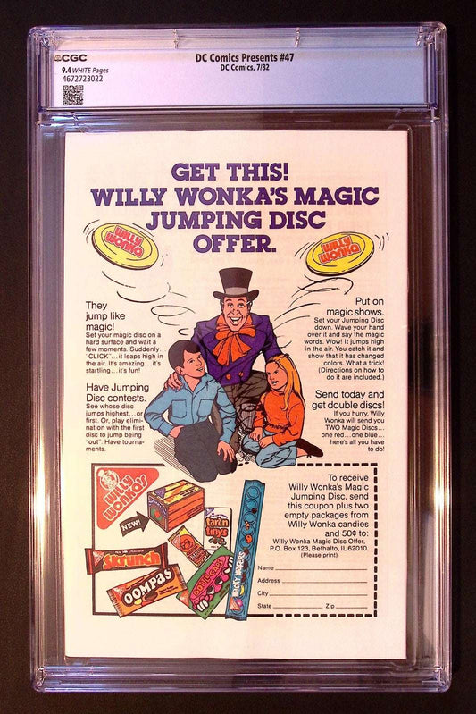 Dc Comics Presents #47 CGC 9.4 1st He-man & Skeletor 349 CGC Graded Comics for Sale in the UK Redsters Comics Redsters Comics