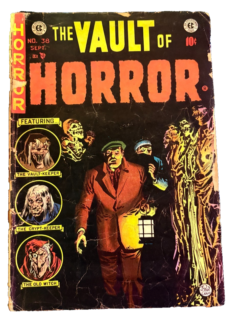 Vault of Horror #38 E.C. Comics 1954 Golden Age PCH Johnny Craig Cover GD 180 Vintage Comics UK | Key Marvel & DC Issues from Silver & Bronze Age Redsters Comics Redsters Comics