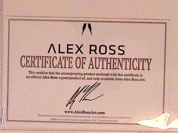 Alex Ross SIGNED SDCC 2025 Marvel Cards – Spider-Man & Doctor Doom w/ COA 1000 Graded Comic Cards UK | PSA 10 & CGC Marvel Cards For Sale Redsters Comics Redsters Comics