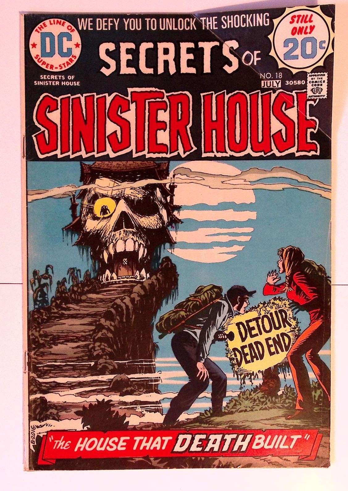 Secrets of Sinister House #18 Angel Luna 1974 Mark Jewellers VG+ 39 Vintage Comics UK | Key Marvel & DC Issues from Silver & Bronze Age Redsters Comics Redsters Comics