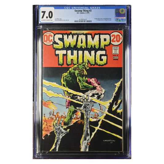 Swamp Thing #3 CGC 7.0 | 1st Abigail Arcane (1973) 75 CGC Graded Comics for Sale in the UK Redsters Comics Redsters Comics