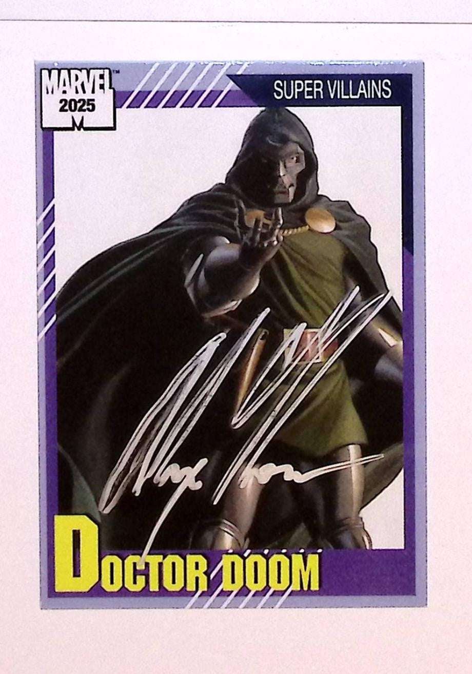 Alex Ross SIGNED SDCC 2025 Marvel Cards – Spider-Man & Doctor Doom w/ COA 1000 Graded Comic Cards UK | PSA 10 & CGC Marvel Cards For Sale Redsters Comics Redsters Comics