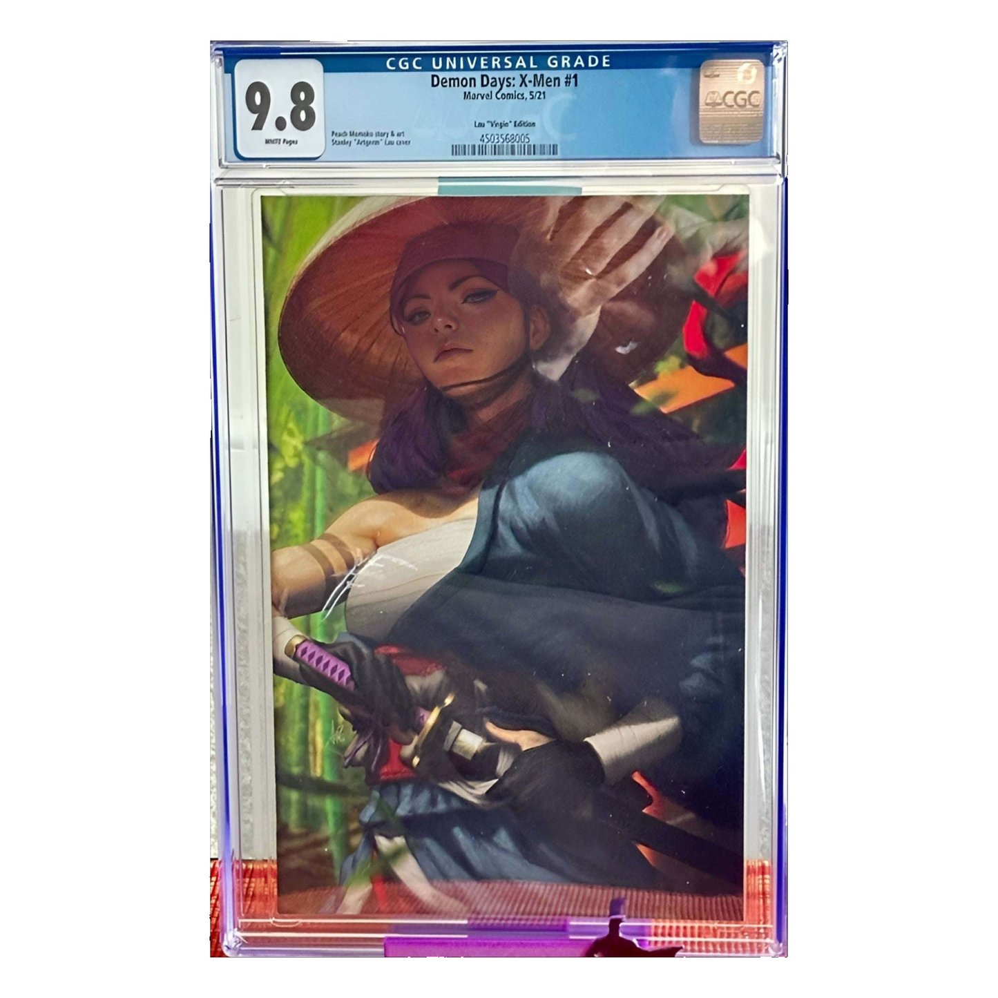 Demon Days X-Men #1 Stanley Artgerm Lau 1:100 incentive CGC 9.8 110 CGC Graded Comics for Sale in the UK Redsters Comics Redsters Comics