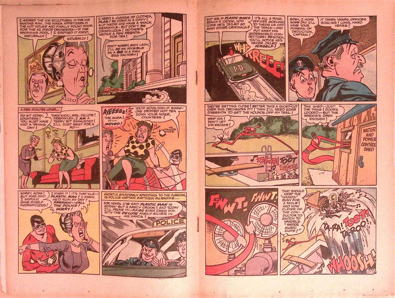 Plastic Man #1 1966 VG+ 1st Solo Silver Age App 39 Vintage Comics UK | Key Marvel & DC Issues from Silver & Bronze Age Redsters Comics Redsters Comics