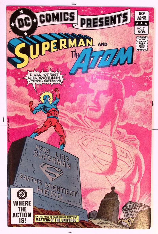 DC Comics Presents #51 (1982) VF/NM – Superman & Atom + He-Man Preview KEY! 15 Vintage Comics UK | Key Marvel & DC Issues from Silver & Bronze Age Redsters Comics Redsters Comics