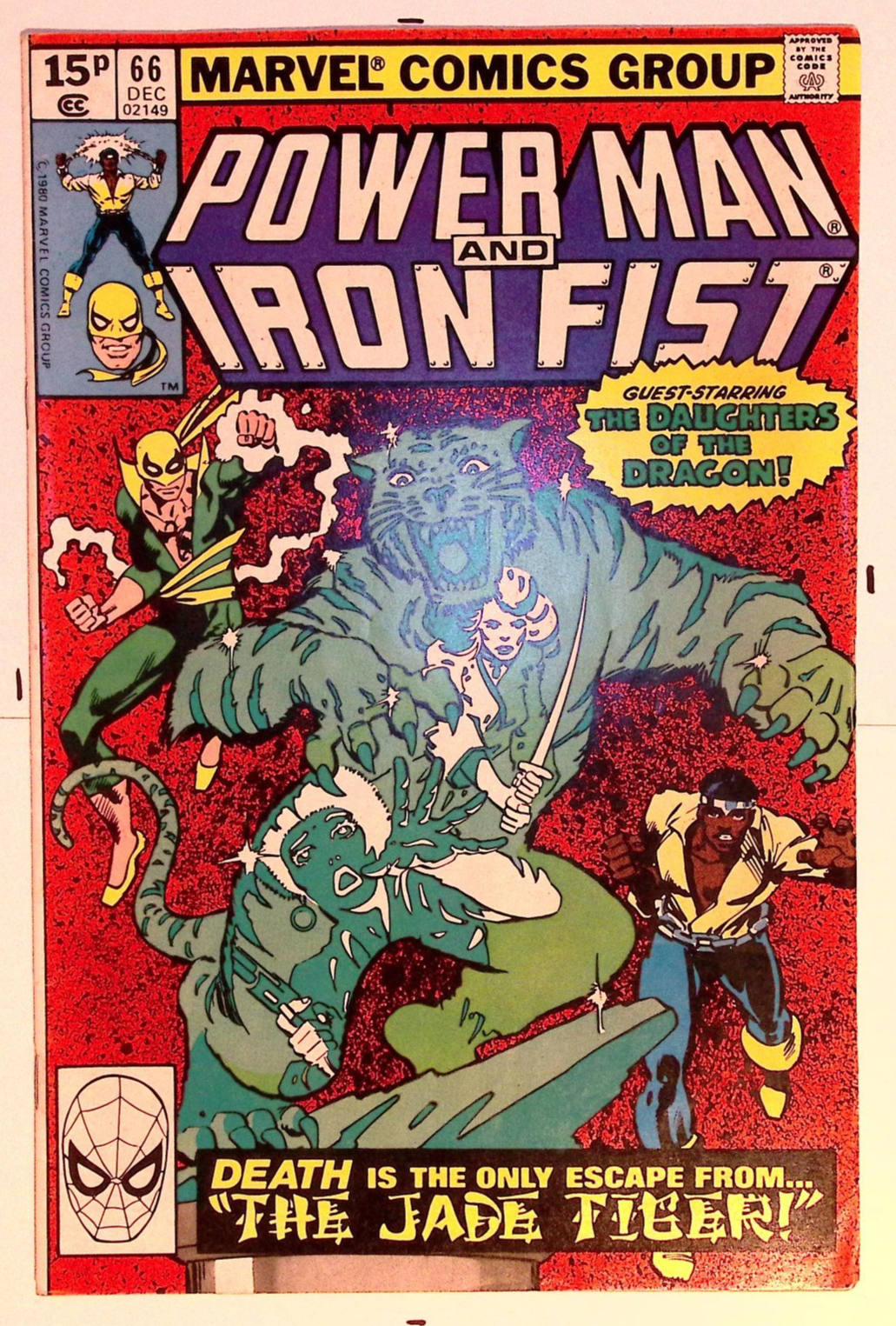 Power Man and Iron Fist 66 From 1980 By Marvel Comics 2nd Appearance Sabretooth
