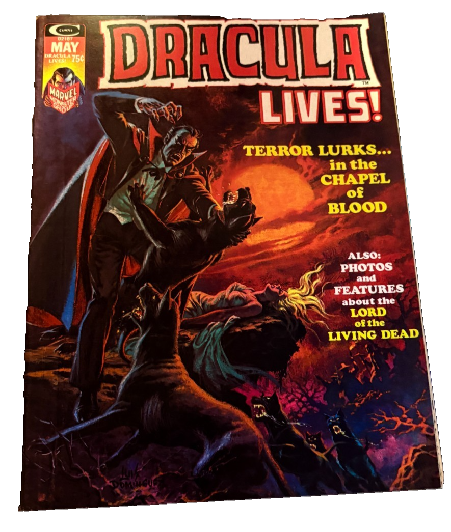 DRACULA LIVES #6 Curtis Marvel Magazine 1974 VFN+ 24 Vintage Comics UK | Key Marvel & DC Issues from Silver & Bronze Age Redsters Comics Redsters Comics