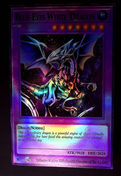 Tribute Kazuo Takahashi Creator Yu-Gi-Oh! Huy Dinh Purple Foil Variant #97/100