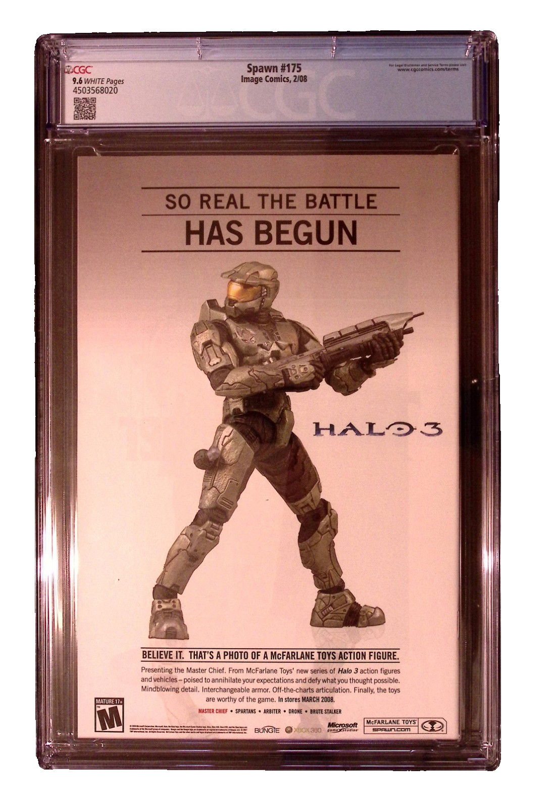 Spawn #175 CGC 9.6 Gunslinger Part 2 comic book Image McFarlane Hine Cansino Van 249 CGC Graded Comics for Sale in the UK Redsters Comics Redsters Comics