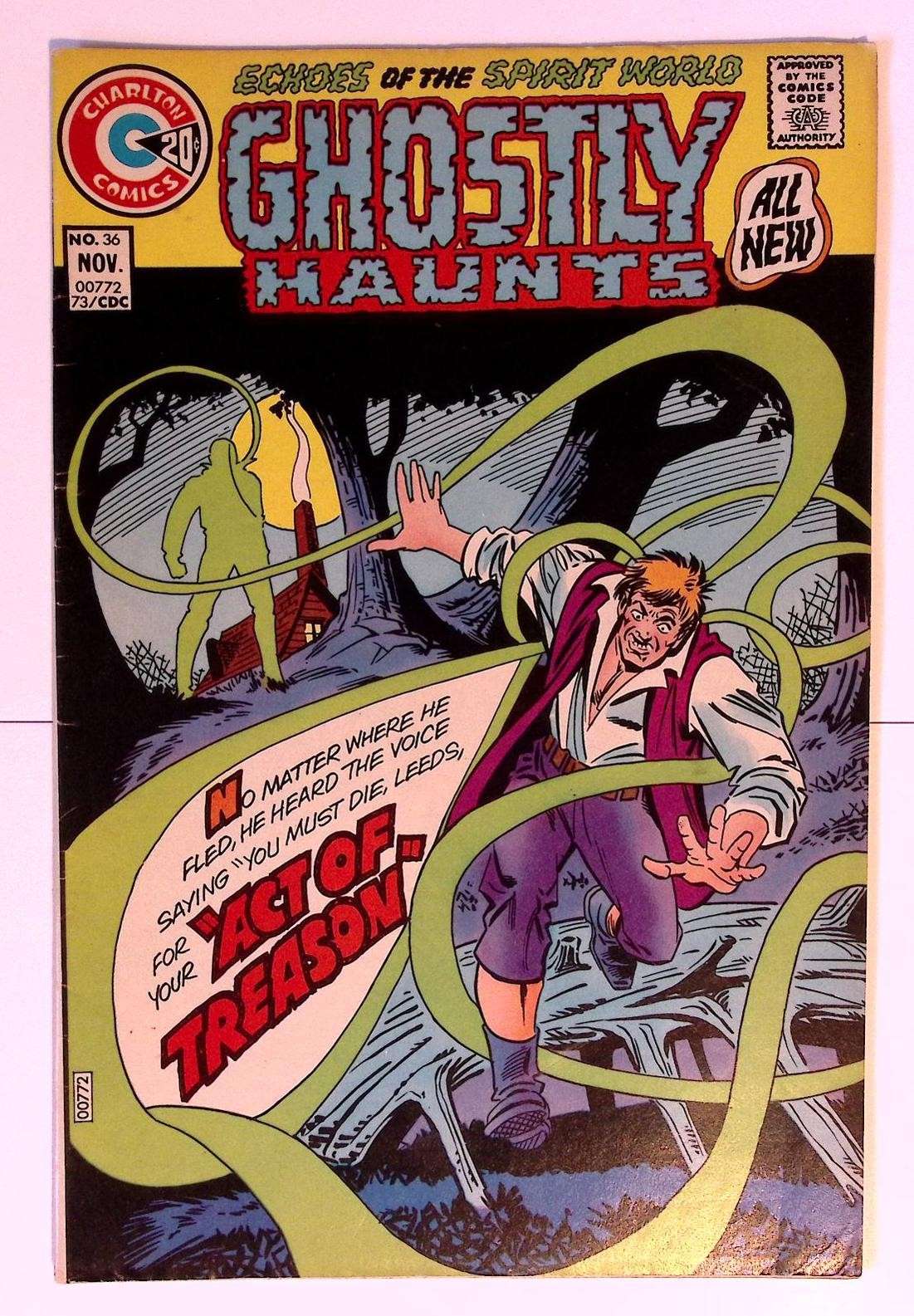 GHOSTLY HAUNTS #36 FN+ (6.5) CHARLTON COMICS DITKO NOVEMBER 1973 8 Vintage Comics UK | Key Marvel & DC Issues from Silver & Bronze Age Redsters Comics Redsters Comics