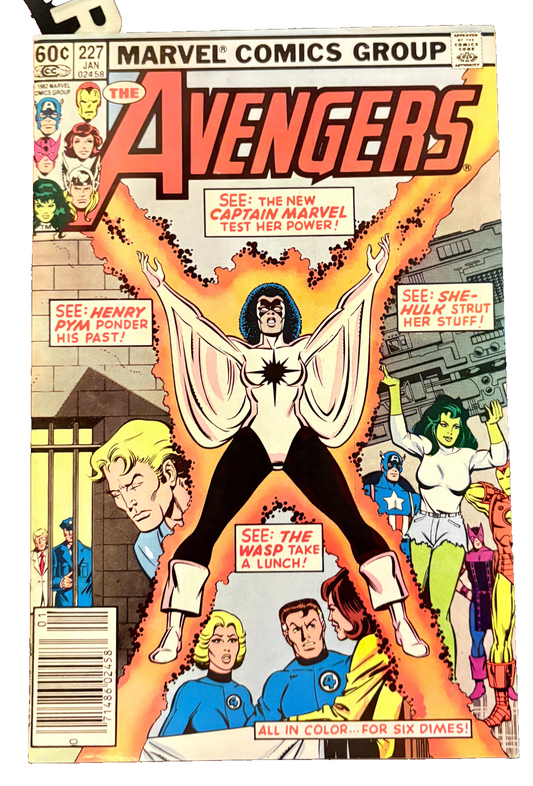 Avengers #227 (1983) – New Captain Marvel Joins the Team 24 Vintage Comics UK | Key Marvel & DC Issues from Silver & Bronze Age Redsters Comics Redsters Comics