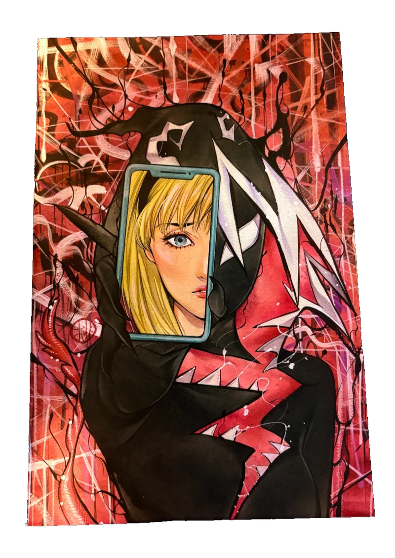 Ghost-Spider #8 Peach Momoko Gwenom Virgin Variant LTD 600 COA