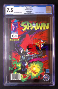 Spawn #1 (1995) CGC 7.5 | South African Edition | 1st App 400 CGC Graded Comics for Sale in the UK Redsters Comics Redsters Comics
