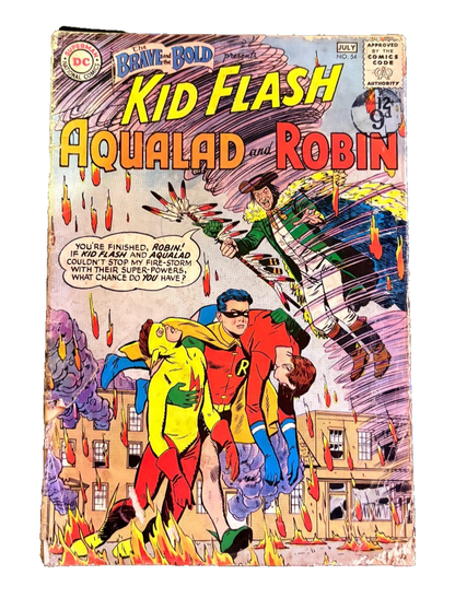 BRAVE AND THE BOLD #54 (1964) - GRADE 3.0 - DC 1ST TEAM APPEARANCE TEEN TITANS 139 Vintage Comics UK | Key Marvel & DC Issues from Silver & Bronze Age Redsters Comics Redsters Comics