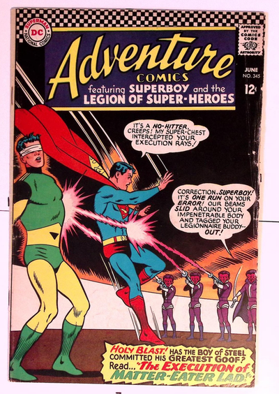 Adventure Comics #345 (1966) VG – Pre-Shooter Legion Issue
