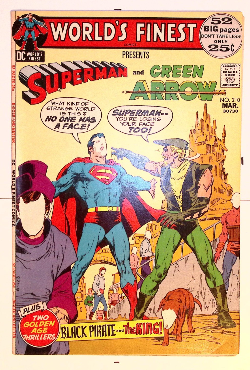 World’s Finest Comics #210 – Superman & Green Arrow – Neal Adams Cover FN-