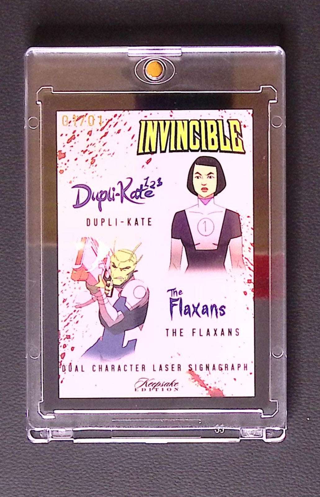 INVINCIBLE Laser Signagraph Dupli-Kate /The Flaxans 1/1