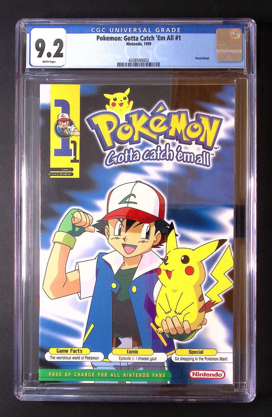 POKEMON GOTTA CATCH EM All #1 CGC 9.2 290 CGC Graded Comics for Sale in the UK Redsters Comics Redsters Comics