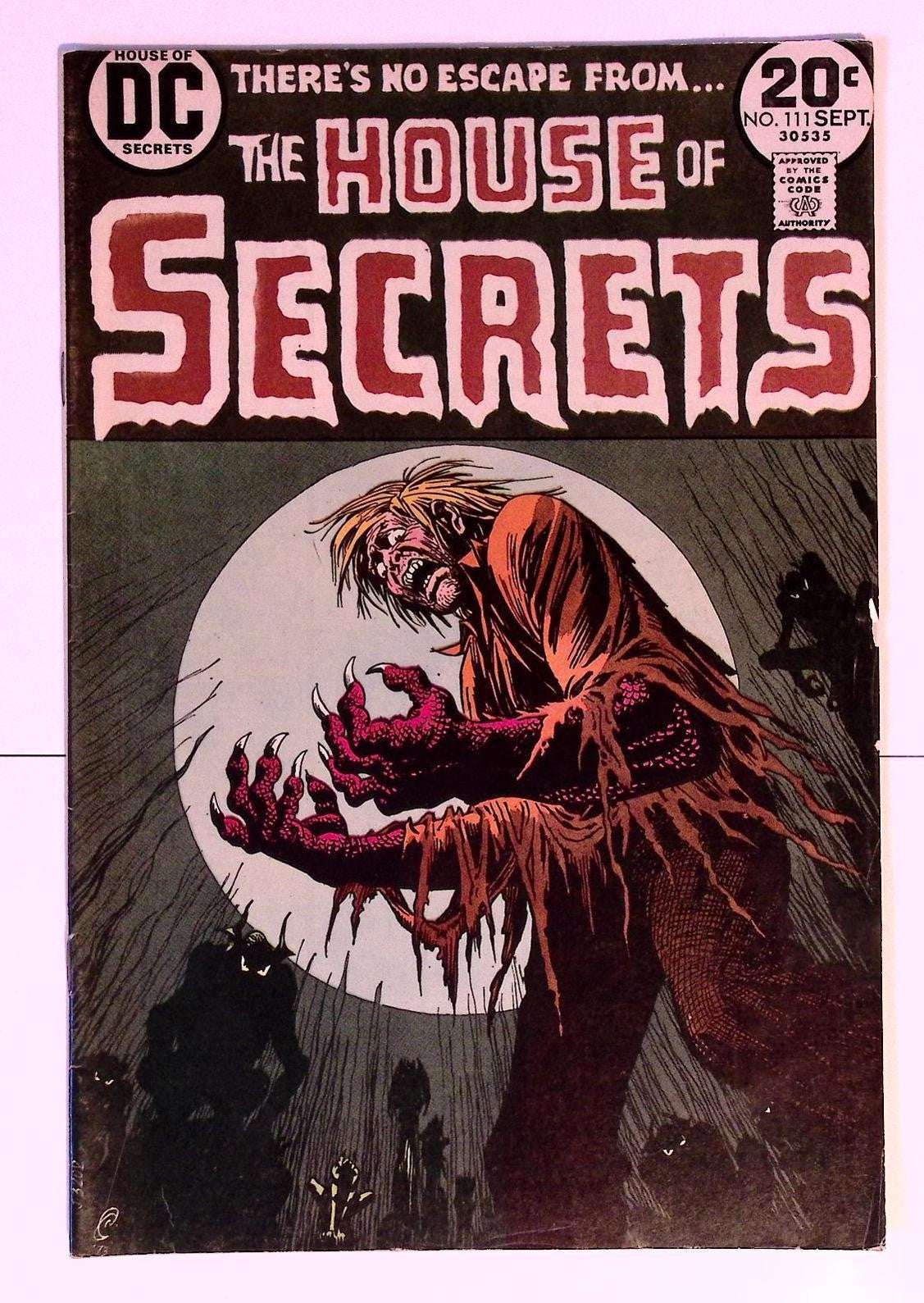 DC Comics House Of Secrets #111 1973 FN- (5.5) Mark Jewllers 49 Vintage Comics UK | Key Marvel & DC Issues from Silver & Bronze Age Redsters Comics Redsters Comics