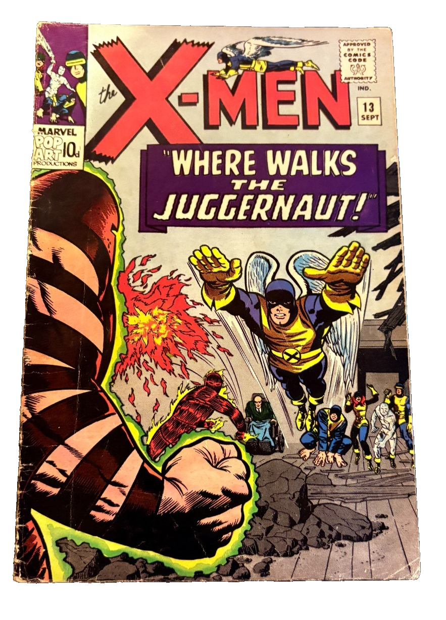 The X-Men #13 (1965) 2nd Juggernaut - VGD 84 Vintage Comics UK | Key Marvel & DC Issues from Silver & Bronze Age Redsters Comics Redsters Comics