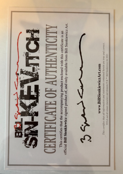 Web of Spider-Man #33 Newsstand Signed Bill Sienkiewicz COA 1987 Marvel Key 39 UK Comic Exclusives & Rare Variants – Foils & Incentives | Redsters Comics Redsters Comics Redsters Comics