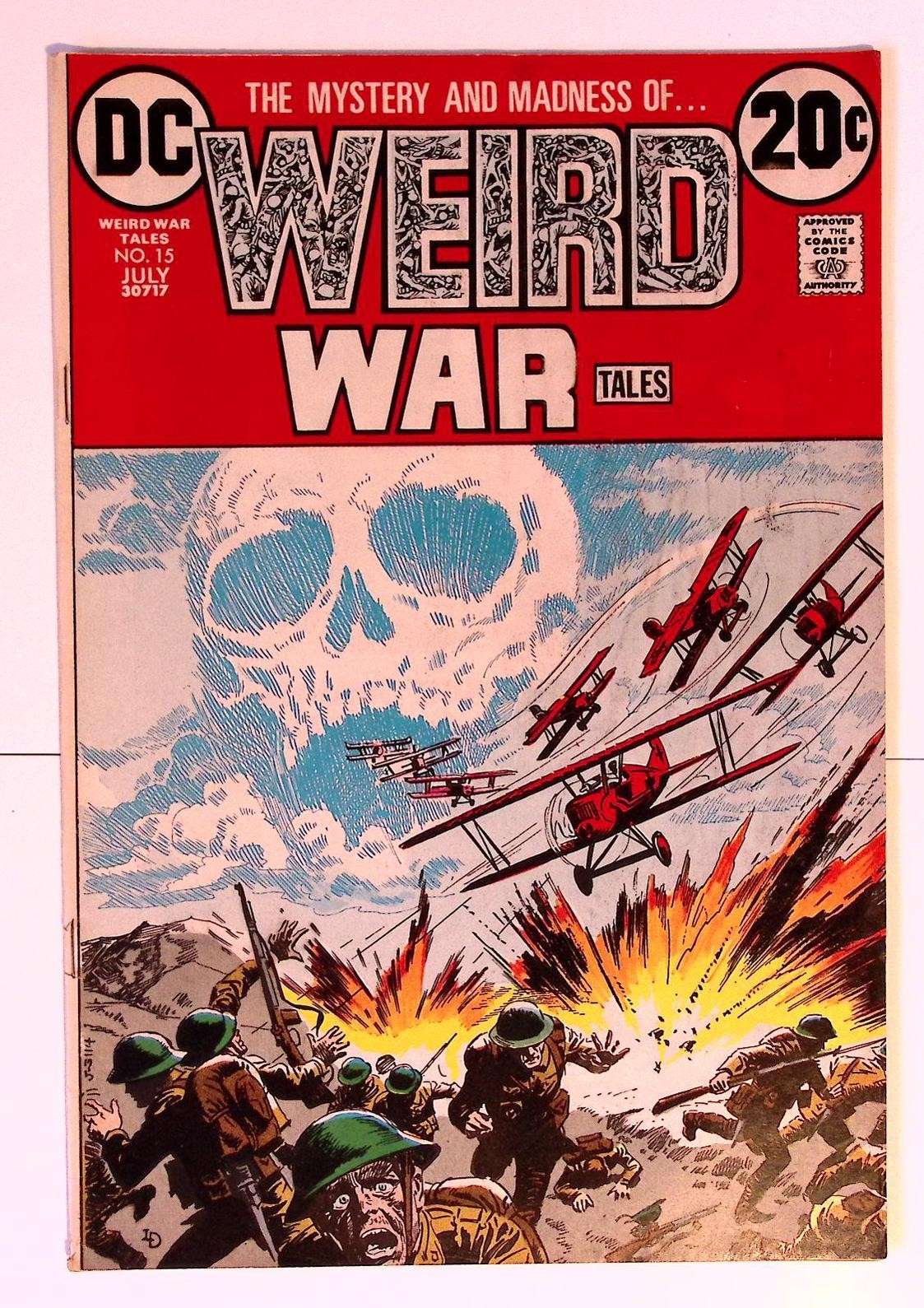 WEIRD WAR Tales #15 1973 VG- Luis Dominguez Mark Jewellers 44 Vintage Comics UK | Key Marvel & DC Issues from Silver & Bronze Age Redsters Comics Redsters Comics