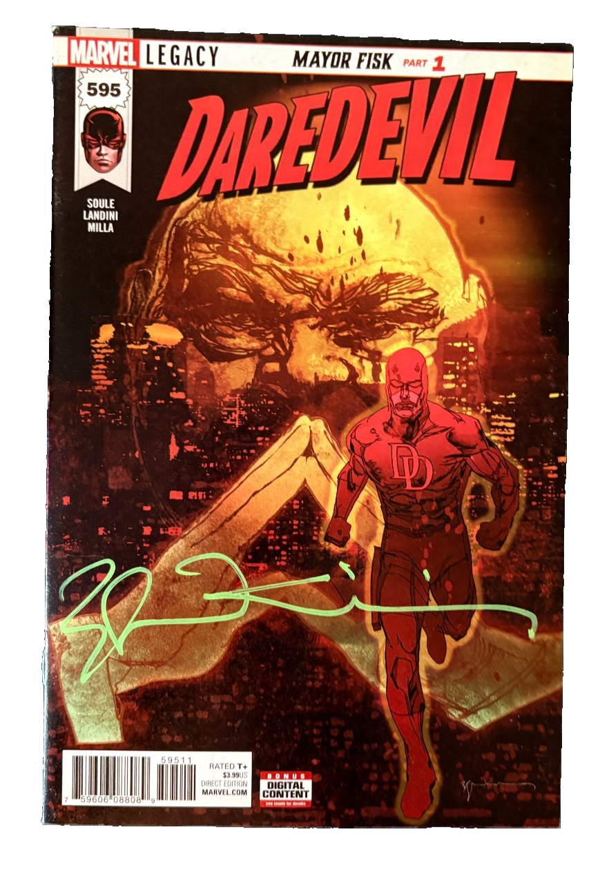 Daredevil #595 Signed Bill Sienkiewicz COA Marvel Key Mayor Fisk VF/NM 49 UK Comic Exclusives & Rare Variants – Foils & Incentives | Redsters Comics Redsters Comics Redsters Comics