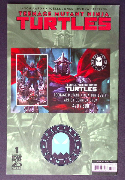 Teenage Mutant Ninja Turtles #1 Derrick Chew Virgin Exclusive Variant Ltd 600 20 UK Comic Exclusives & Rare Variants – Foils & Incentives | Redsters Comics Redsters Comics Redsters Comics