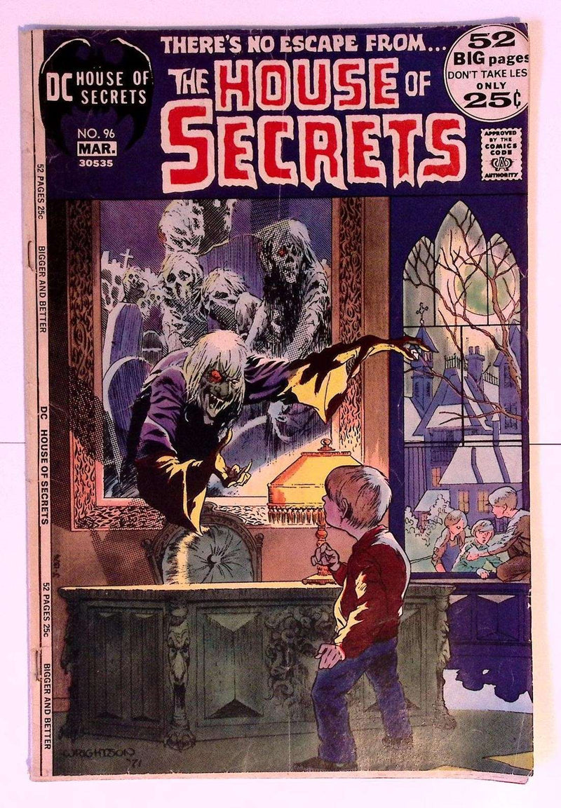 House of Secrets #96 GD/VG (3.0) DC ( Vol 1 1972) Classic Bernie Wrightson cover