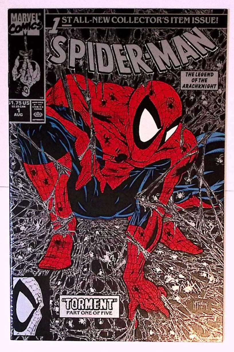 SPIDER-MAN #1 (1990) SILVER VARIANT (NM Unread) 22 UK Comic Exclusives & Rare Variants – Foils & Incentives | Redsters Comics Redsters Comics Redsters Comics