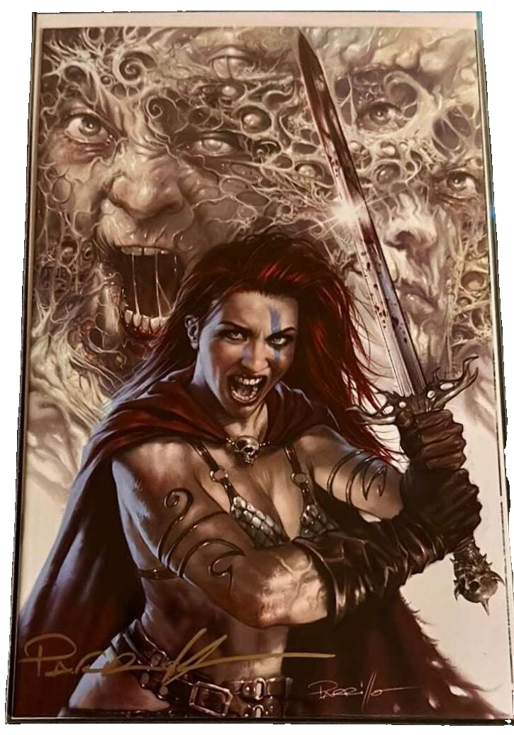 UNBREAKABLE RED SONJA #2 VIRGIN HTF LIMITED 100 SIGNED