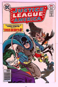 JUSTICE LEAGUE OF AMERICA #136 DC COMICS JOKER 1976 VF/NM 34 Vintage Comics UK | Key Marvel & DC Issues from Silver & Bronze Age Redsters Comics Redsters Comics