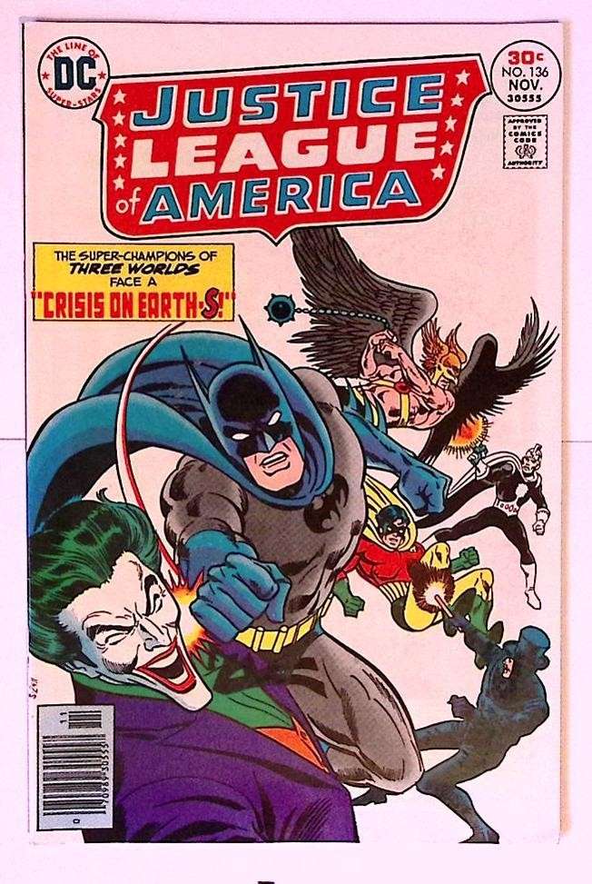 JUSTICE LEAGUE OF AMERICA #136 DC COMICS JOKER 1976 VF/NM
