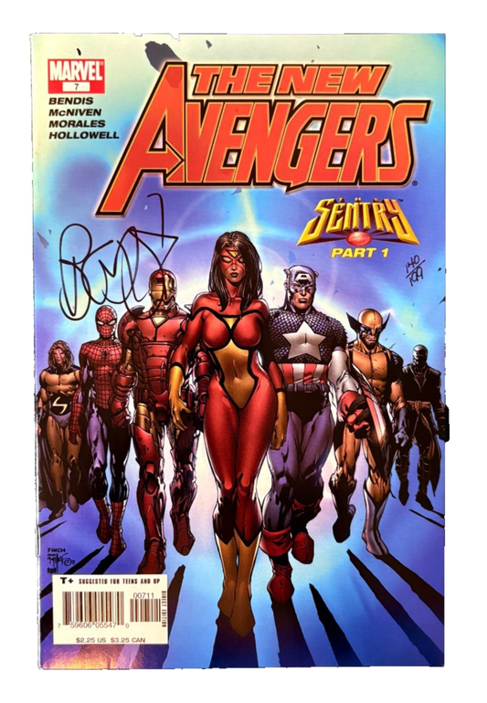 New Avengers #7 Signed Brian Michael Bendis DF COA Ltd 199 Marvel Key Issue 39 UK Comic Exclusives & Rare Variants – Foils & Incentives | Redsters Comics Redsters Comics Redsters Comics