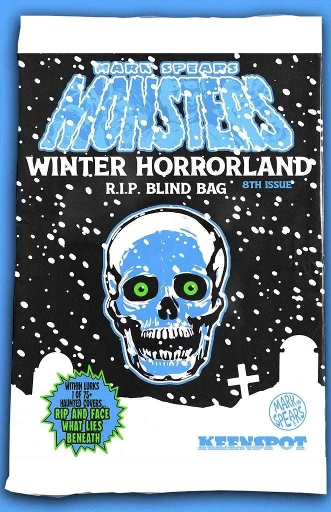 MARK SPEARS MONSTERS #8 WINTER HORRORLAND X100 MEGA PACK *PRE-ORDER** 480 UK Comic Exclusives & Rare Variants – Foils & Incentives | Redsters Comics Redsters Comics Redsters Comics