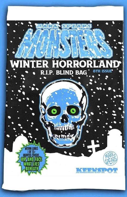 MARK SPEARS MONSTERS #8 WINTER HORRORLAND X100 MEGA PACK *PRE-ORDER** 480 UK Comic Exclusives & Rare Variants – Foils & Incentives | Redsters Comics Redsters Comics Redsters Comics