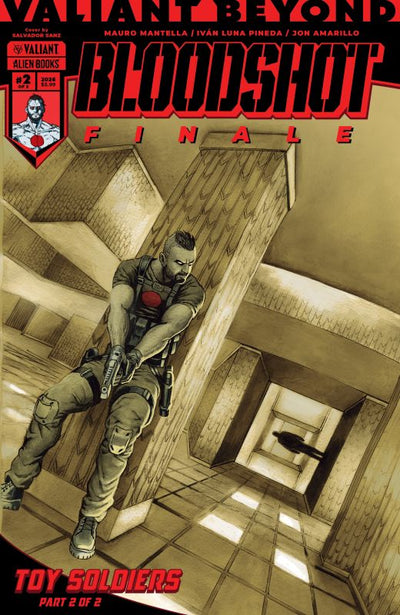 VALIANT BEYOND: BLOODSHOT #8 TOY SOLDIERS #2 FINALE CVR A SALVADOR SANZ