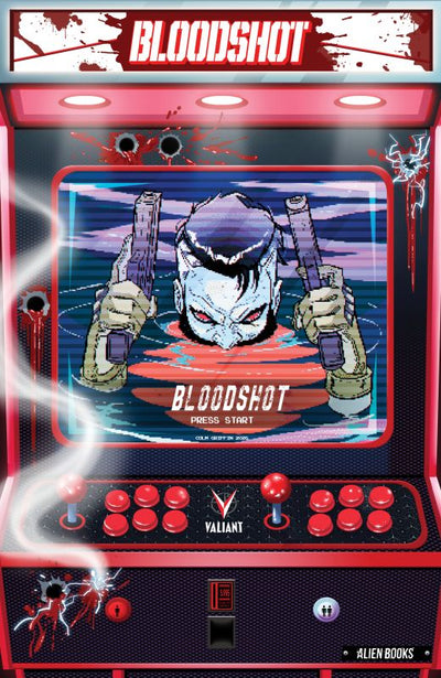 VALIANT BEYOND: BLOODSHOT #8 TOY SOLDIERS #2 FINALE CVR B COLM GRIFFIN ARCADE COVER VAR