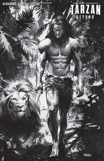 Tarzan Beyond #3 Cover D Dan Panosian B&W Variant