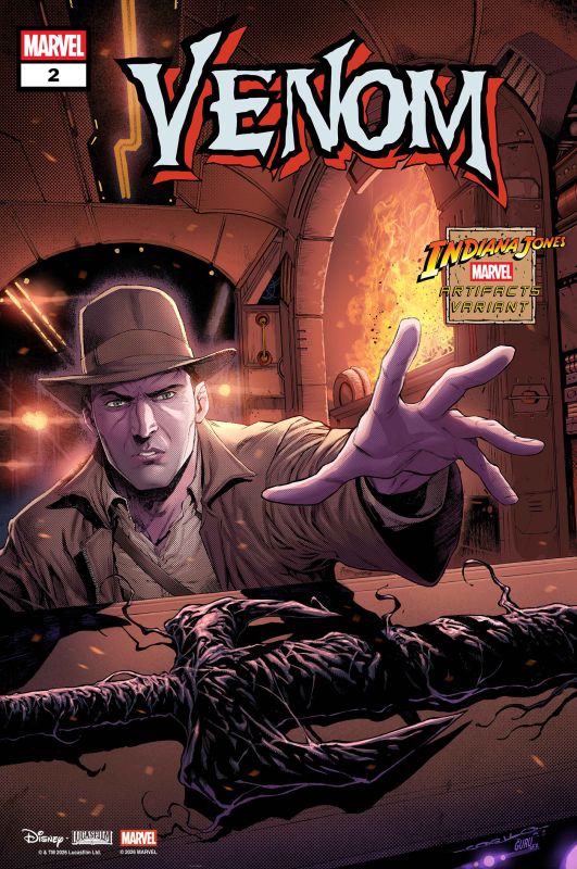 VENOM #2 CVR C  IBAN COELLO INDIANA JONES MARVEL ARTIFACT VAR