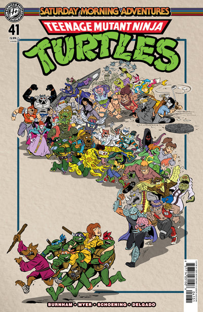 Teenage Mutant Ninja Turtles: Saturday Morning Adventures #41 Cover C Ken Mitchroney Variant
